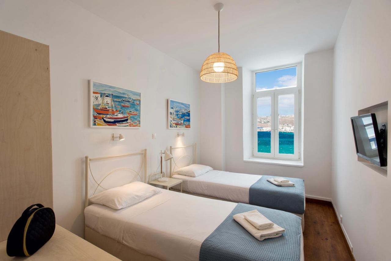 Mykonos Old Harbor Front Suite With Balcony Mykonos Town Exterior photo