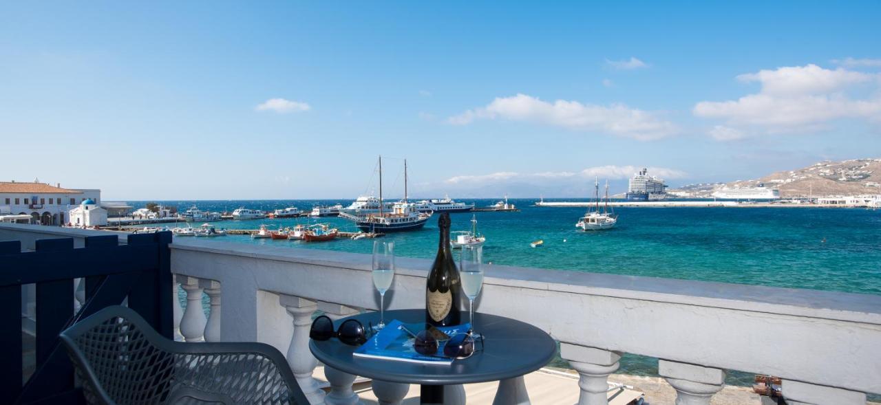Mykonos Old Harbor Front Suite With Balcony Mykonos Town Exterior photo